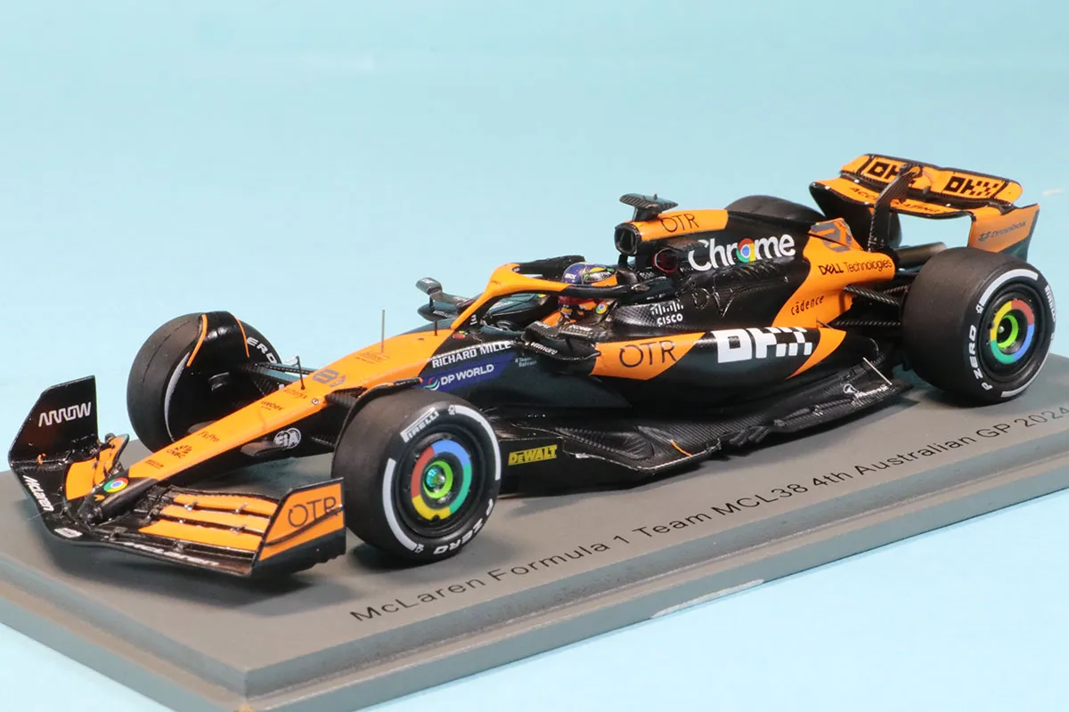 スパーク 1/43 マクラーレン MCL38 バーレーンGP 2024 O
