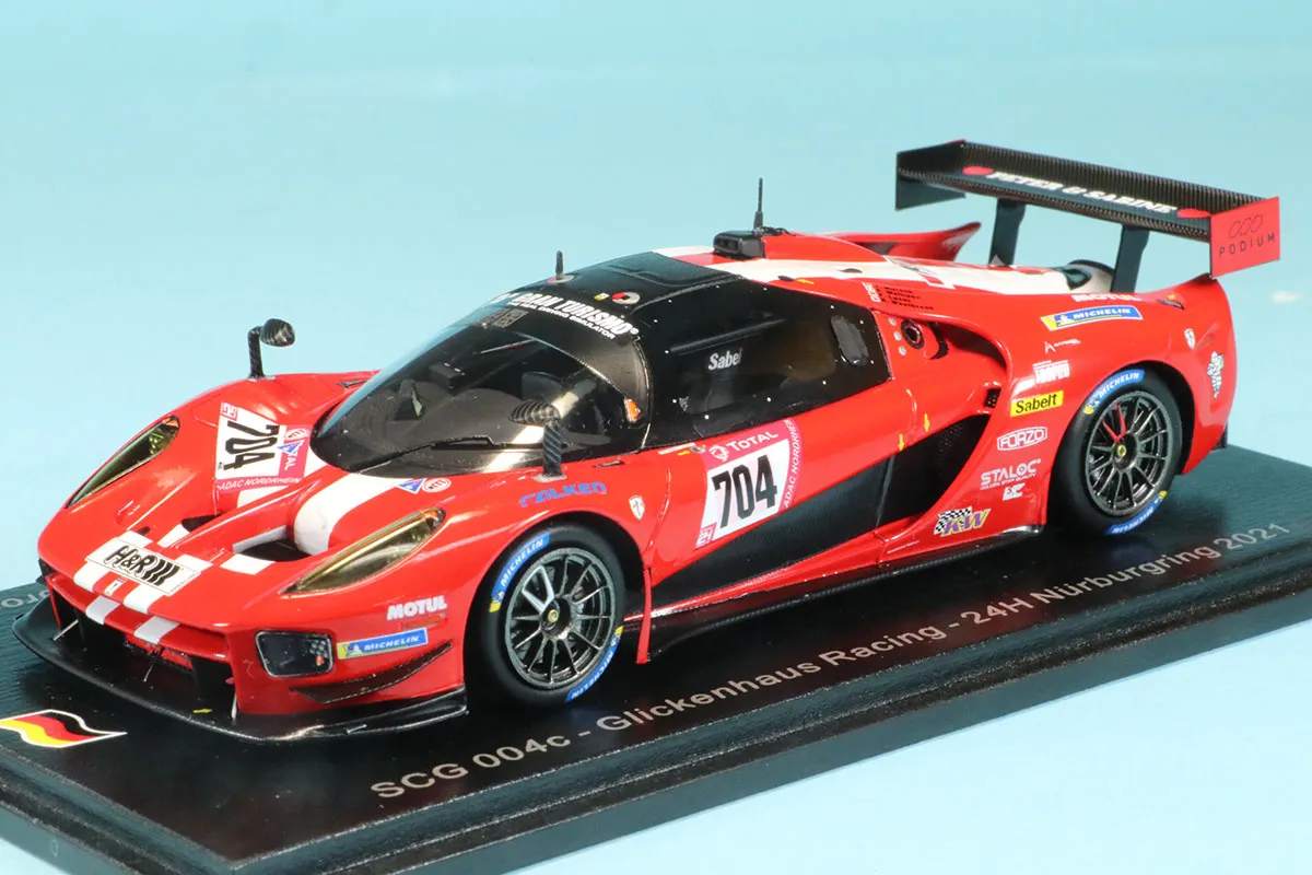スパーク 1/43 SCG 004c ニュルブルクリンク 24h 2021 No.704
