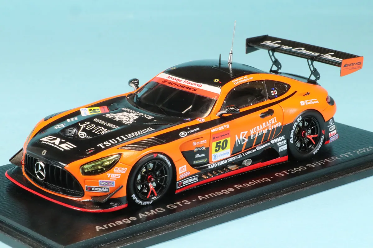 スパーク 1/43 アルナージ メルセデス AMG GT3 スーパーGT GT300 2021 No.50 加納政樹/柳田真孝　SGT014