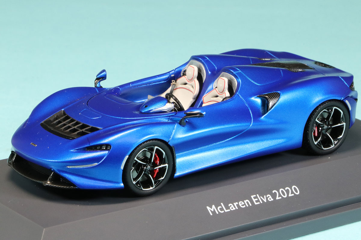 シュコー 1/43 マクラーレン エルバ 2020 ブルー 450926600 ミニカー