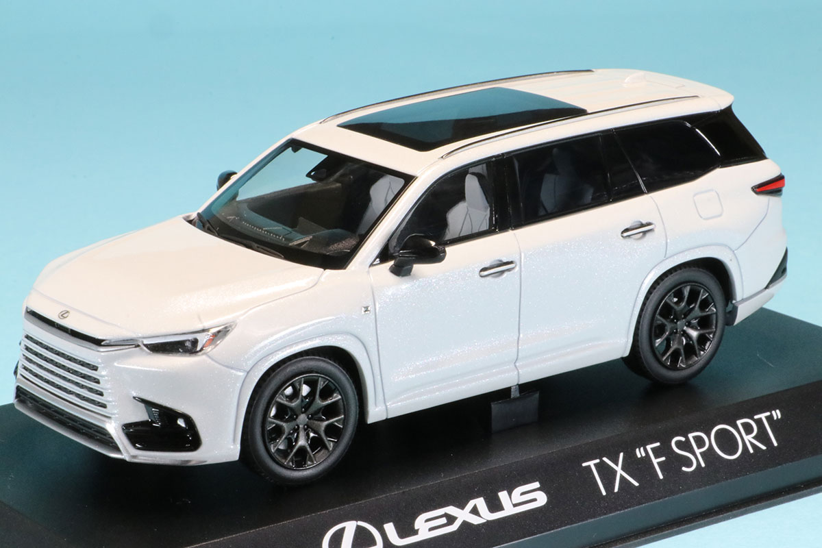 京商 1/43 レクサス TX 500h F SPORT パフォーマンス プラチナ