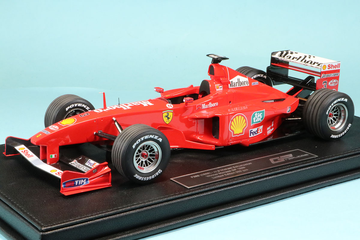 トップマルケス/GPレプリカーズ 1/18 フェラーリ F399 1999 モナコGP ウィナー No,3 M.シューマッハ デカール加工品　GRP136AS