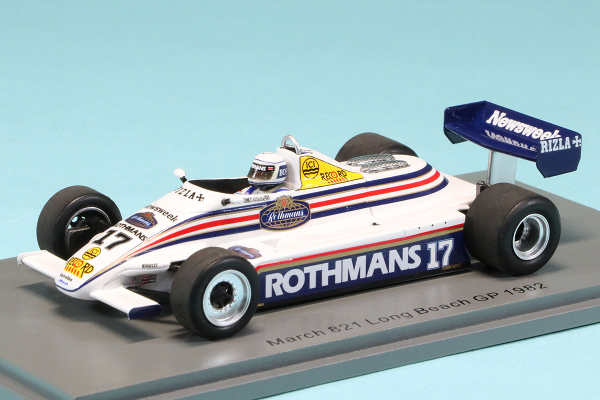 スパーク 1/43 マーチ 821 ロングビーチGP 1982 J.マス デカール加工品