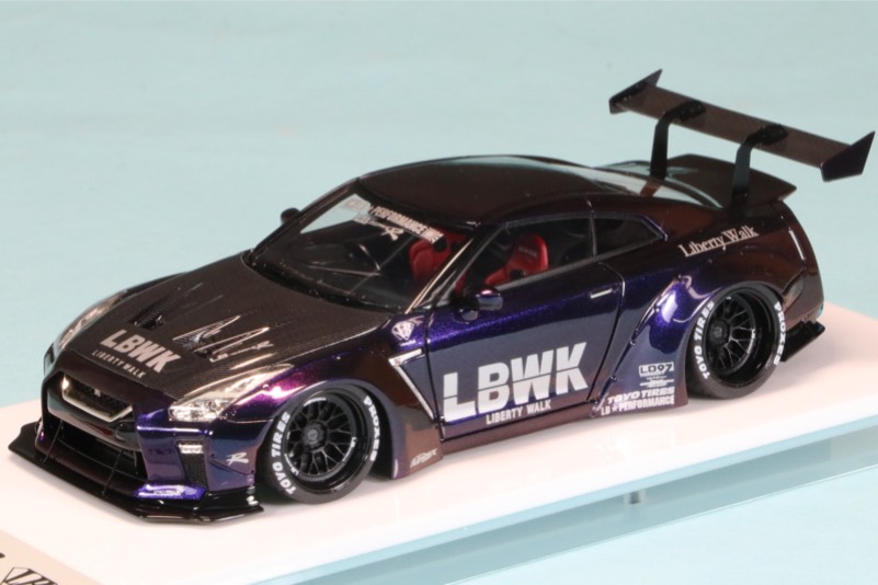 アイドロン 1/43 LB ワークス GT-R タイプ1.5 (LBシルエット GTウィング) プレアデス2 (限定60台/国内販売30台)　LB016C