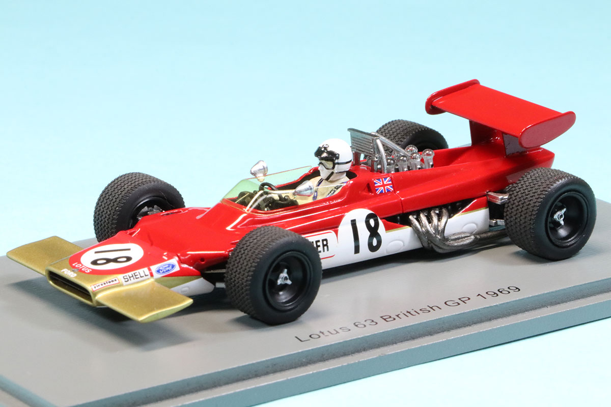スパーク 1/43 ロータス 63 イギリス GP 1969 J.ボニエ　S6353