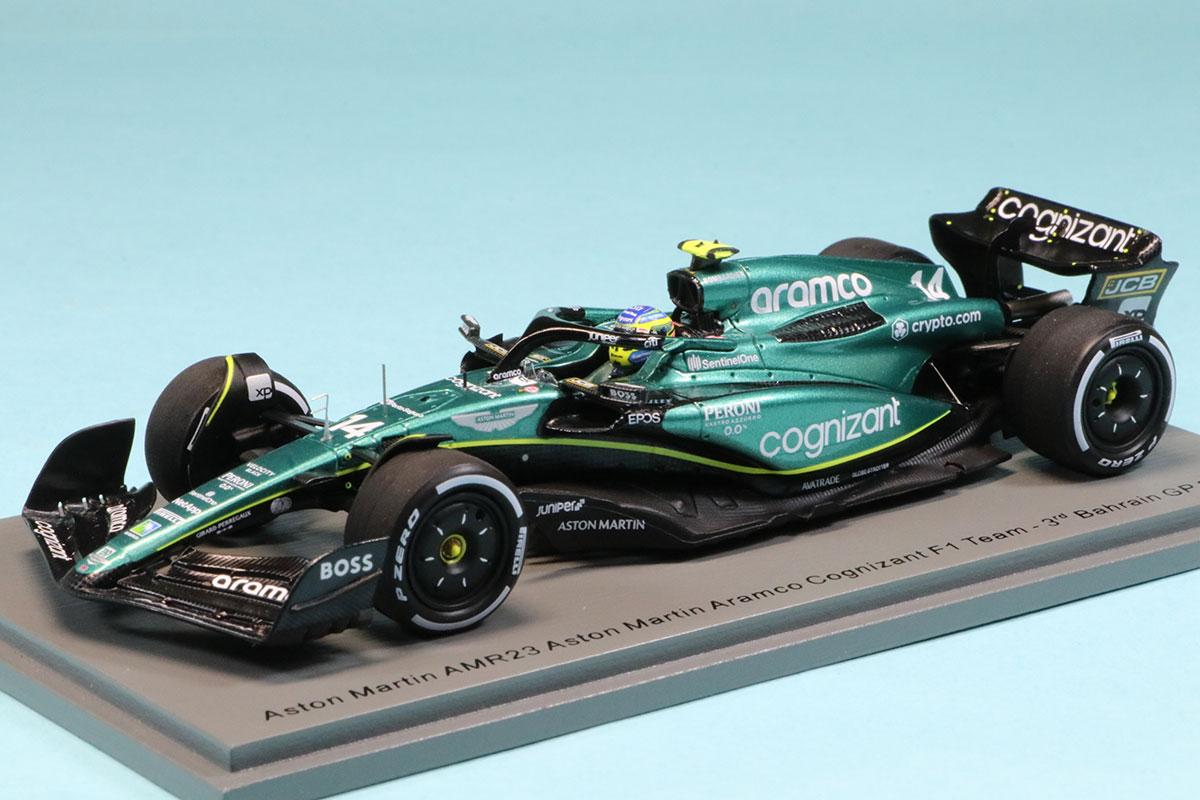 スパーク 1/43 アストンマーチン AMR23 No.14 3rd バーレーン GP
