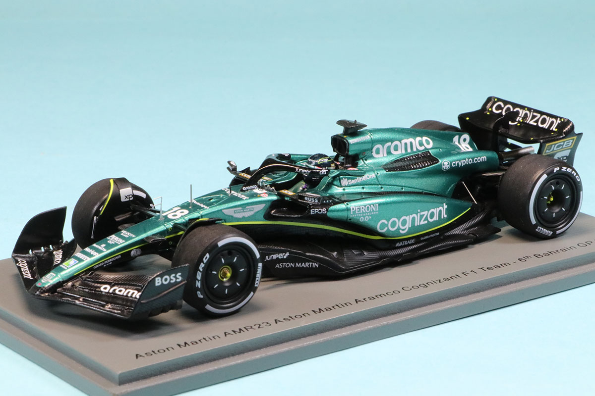 スパーク 1/43 アストンマーチン AMR22 No.18 6th バーレーン GP 2023 L.ストロール　S8576