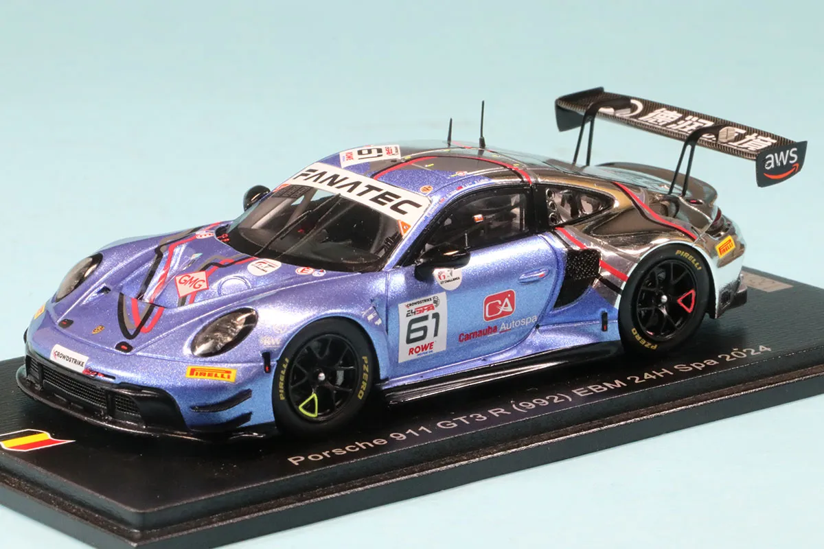 スパーク 1/43 ポルシェ 911 GT3 R (992) No.61 EBM スパ 24h
