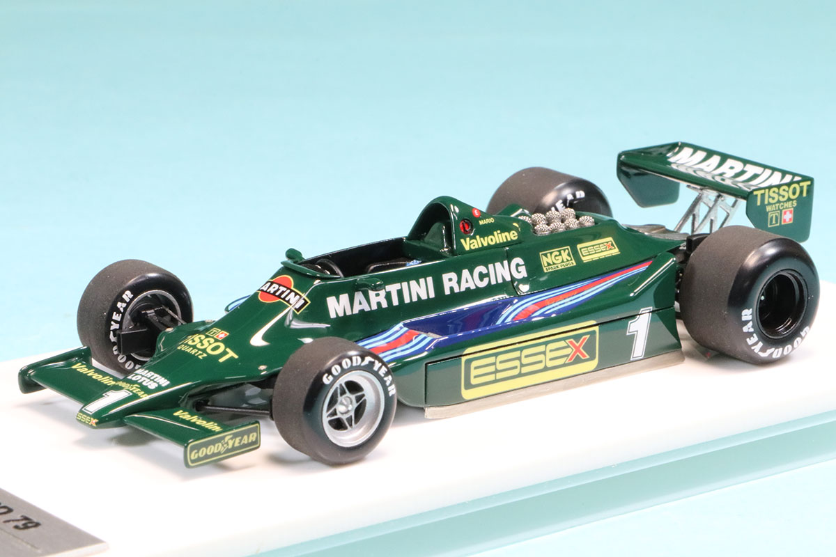 個人製作完成品 委託販売品 1/43 ロータス 79 フォード イタリアGP 1979 マリオ・アンドレッティ フィギュア付き　RFCPK002_ZC