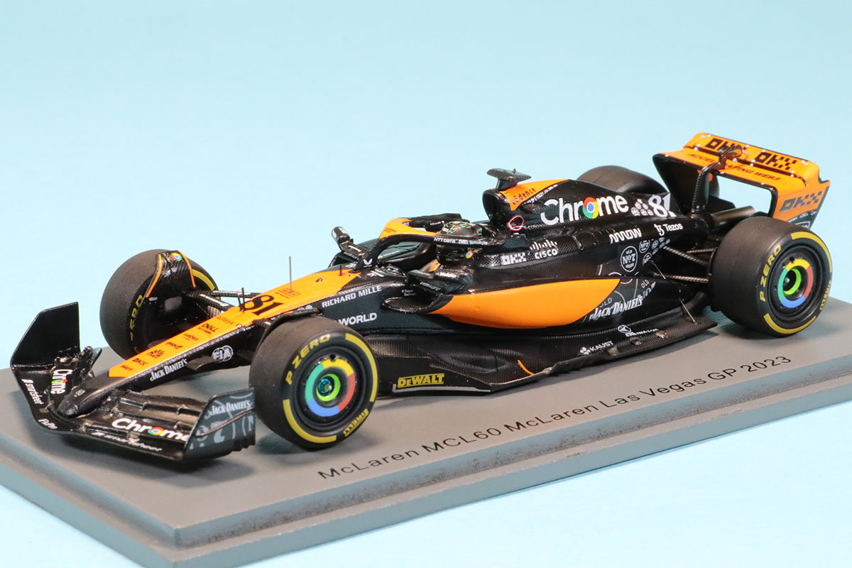 スパーク 1/43 マクラーレン MCL60 ラスベガス GP 2023 O.ピアストリ