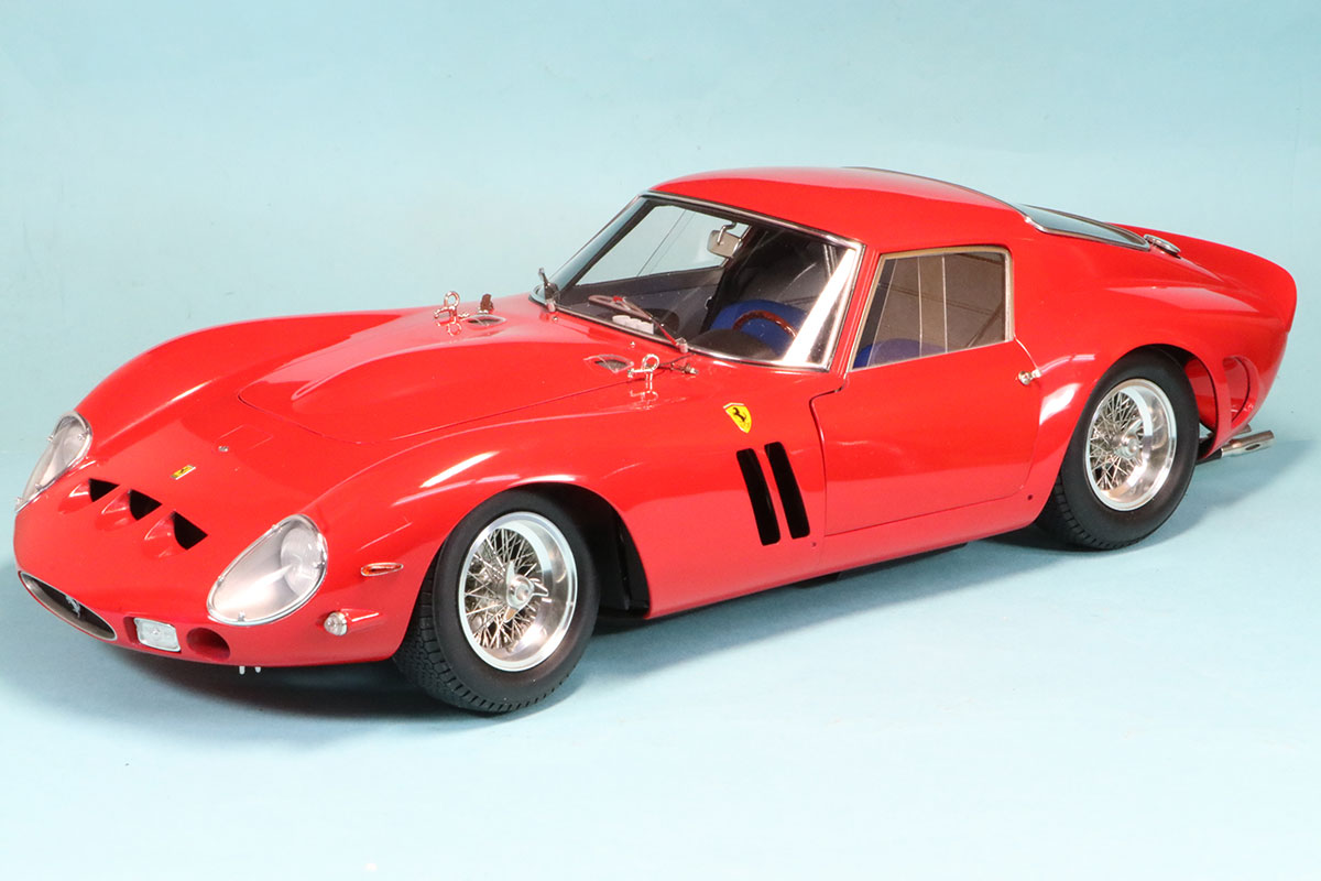 個人製作完成品 委託販売品 1/12 フェラーリ 250 GTO 1962 ストリート レッド フル開閉　RFH12250_36