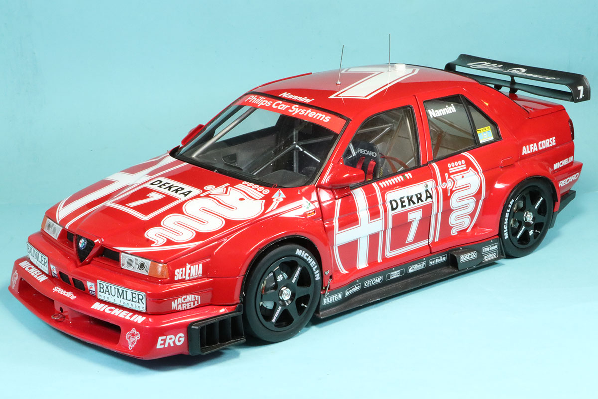 個人製作完成品 委託販売品 1/12 アルファロメオ 155 V6 Ti DTM 1993 No.7 A.ナニーニ　RFHK762_TO