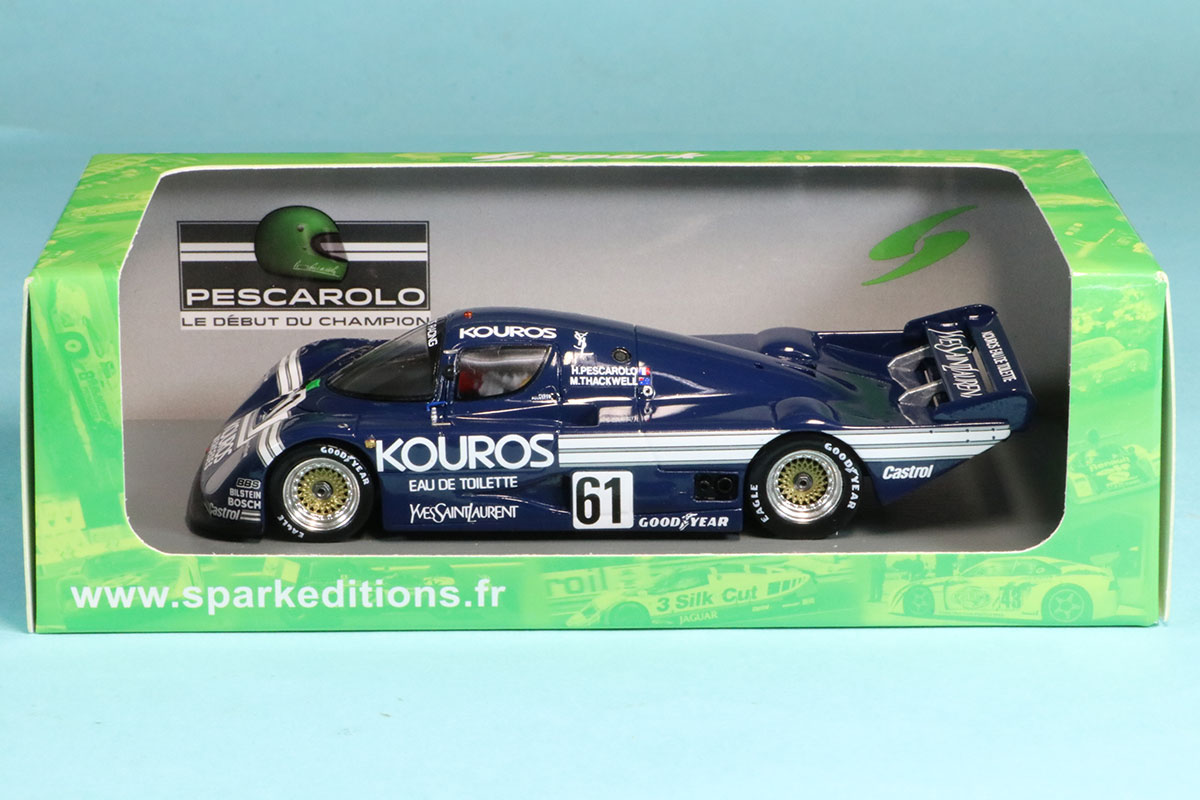 海外ショップ特注スパーク 1/43 ザウバー C9 クーロス ニュル 1000km 1986 No.61 ウィナー 　HP09