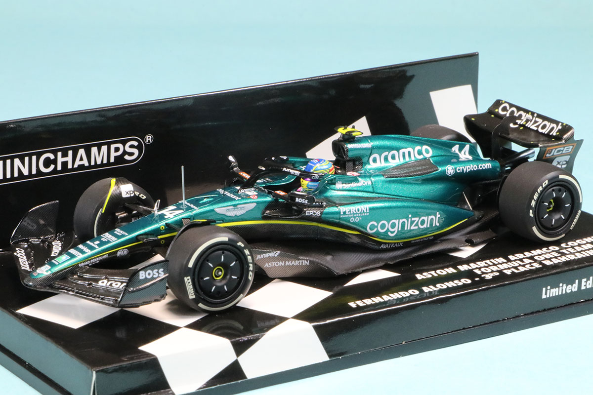 ミニチャンプス 1/43 アストンマーチンAMR23 フェルナンド アロンソ 2023　417230114