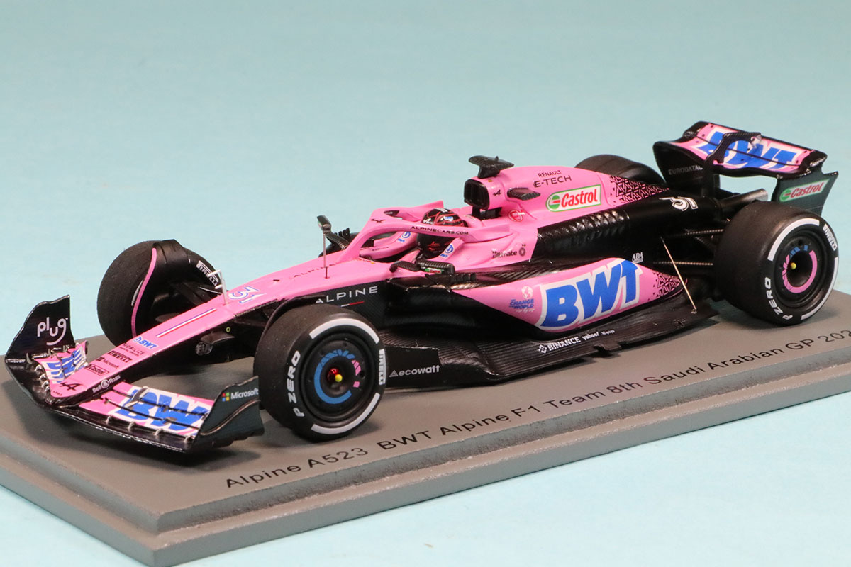 スパーク 1/43 アルピーヌ A523 No.31 BWT サウジアラビ GP 2023 E.オコン　S8568