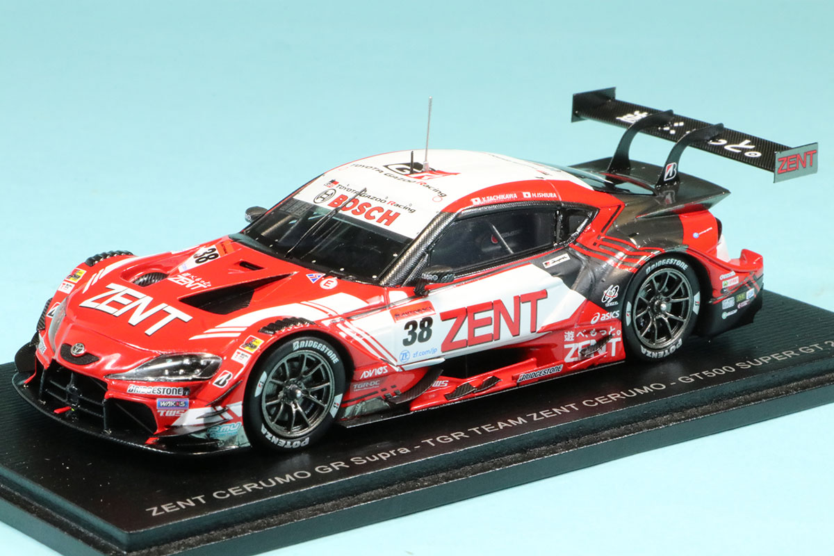 スパーク 1/43 ゼント セルモ トヨタ GR スープラ スーパーGT 　2022　GT500 No.38 立川祐路/石浦宏明　SGT032