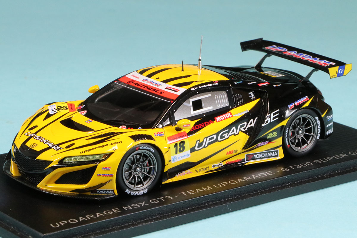 スパーク 1/43 アップガレージ ホンダ NSX GT3 スーパーGT GT300 2022 No.18 小林崇志/太田格之進　SGT045