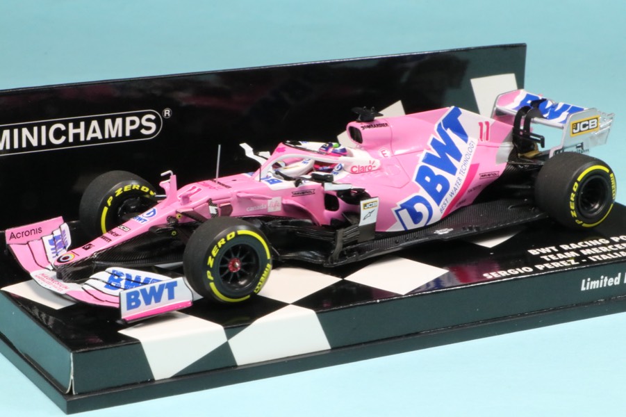 ミニチャンプス 1/43 BWT レーシングポイント F1チーム メルセデス RP20 イタリアGP 2020 S.ペレス　417200811