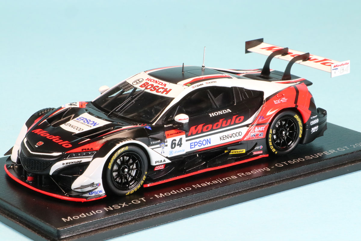【spark】Modulo NSX SUPER GT 2022 モデューロ スパーク 1/43 モデューロ ホンダ NSX-GT スーパーGT GT500 2021
