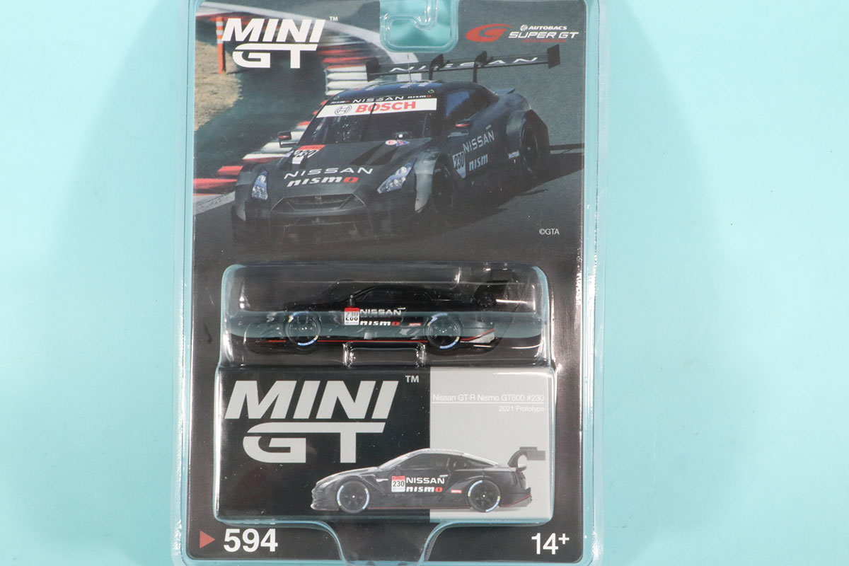 MINI-GT 1/64 ニッサン GT-R R35 スーパーGT GT500 2021 No.230 プロトタイプ　MGT00594-L