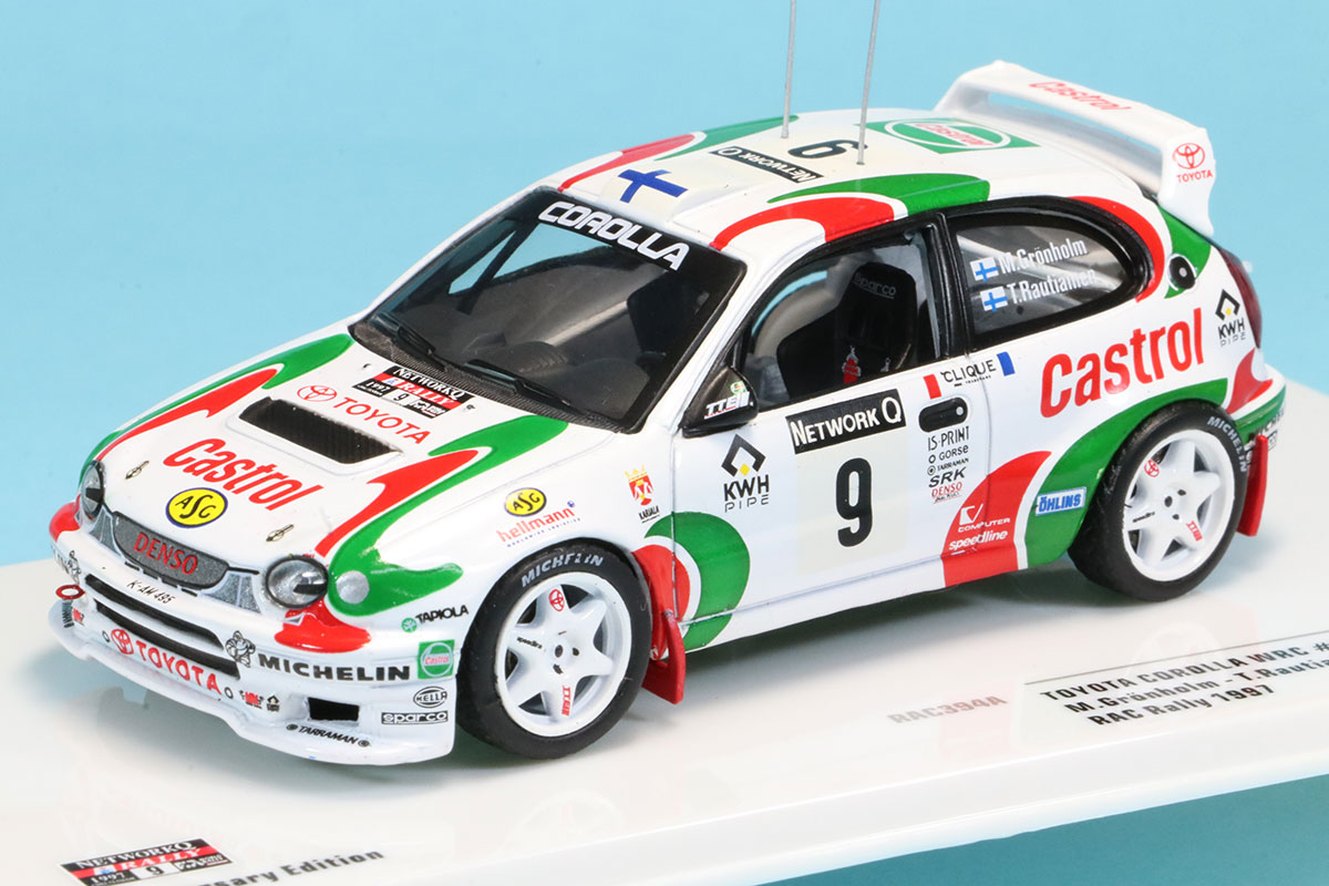 トヨタ カローラWRC 1/43 ミニカー　その他セット イクソ 1/43 カストロール トヨタ カローラ WRC RAC ラリー 1997