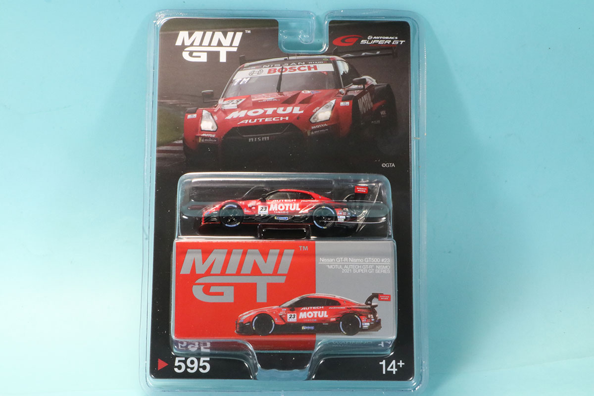 MINI-GT 1/64 モチュール ニッサン GT-R R35 スーパーGT 2021 No.23