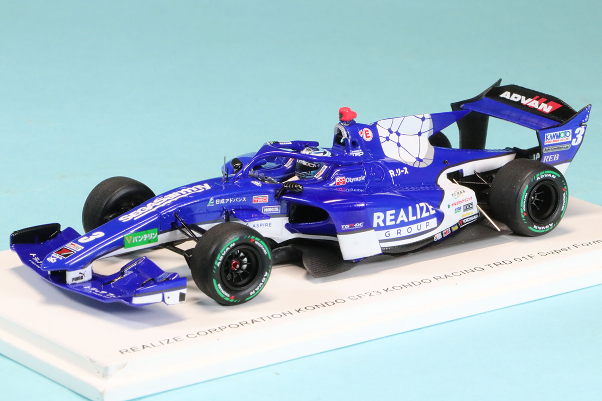 スパーク 1/43 REALIZE Corporation KONDO SF23 No.3 TRD 01F