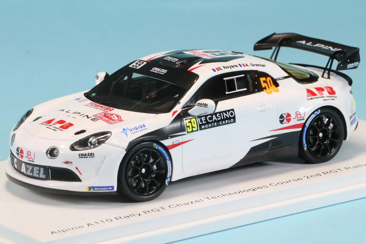 スパーク 1/43 アルピーヌ A110 ラリー RGT モンテカルロ 2024