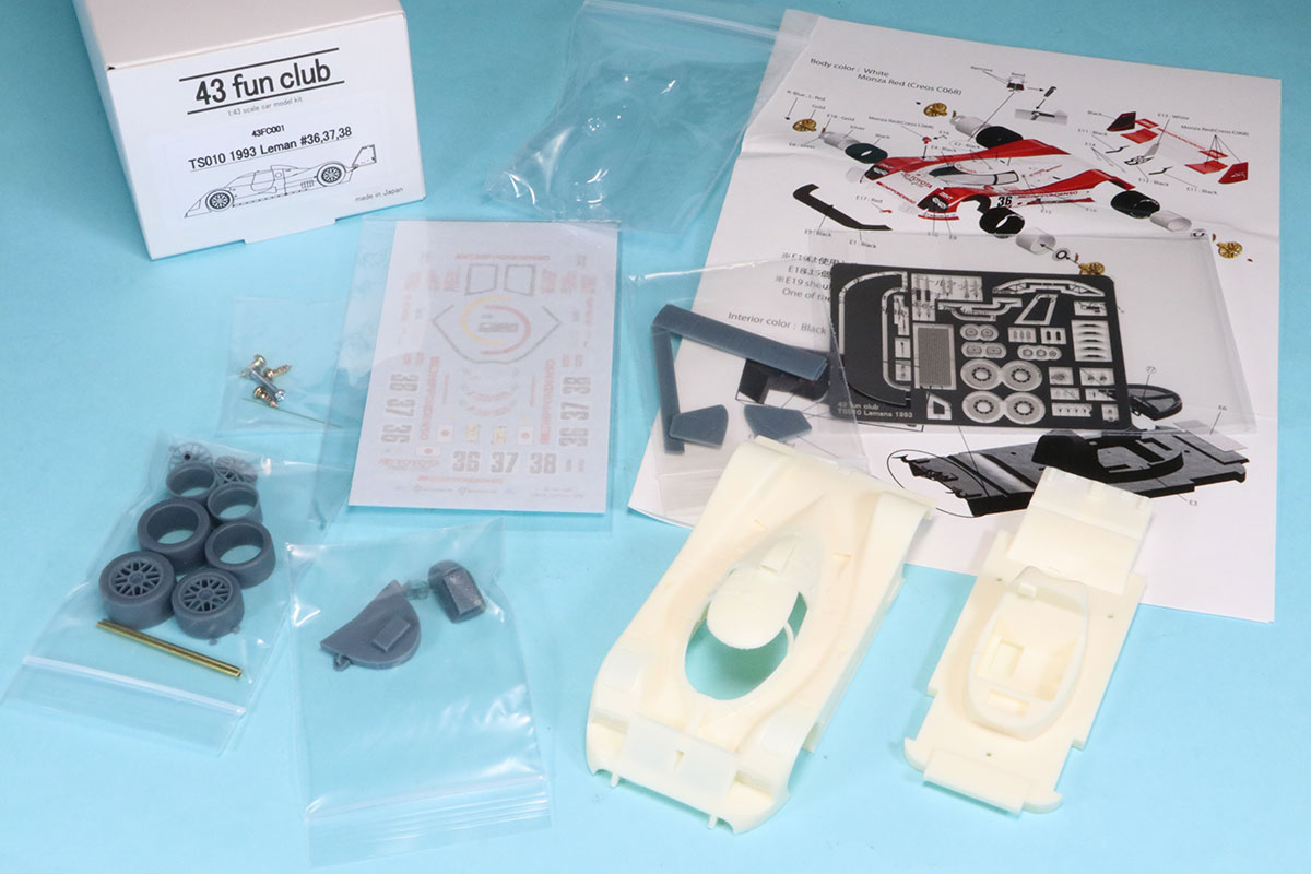 43ファンクラブ 1/43 フルキット トヨタ TS010 ルマン 1993 No