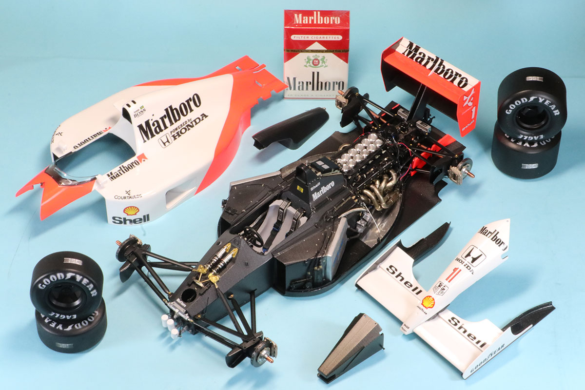 ロムファクトリー 1/12 マクラーレン MP4/6 1991 A.セナ フルディティール　RF98706_TO