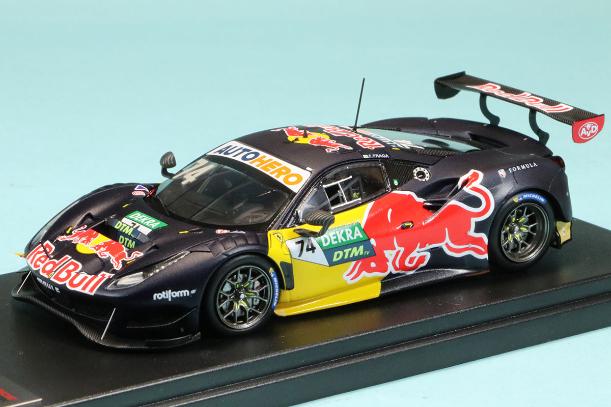 ルックスマート 1/43 フェラーリ 488 GT3 Evo. レッドブル DTM 2022 No.74　LSRC156