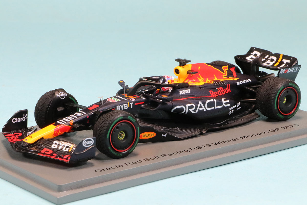 スパーク 1/43 レッドブル RB19 モナコGP 2023 M.フェルスタッペン ウィナー　S8579