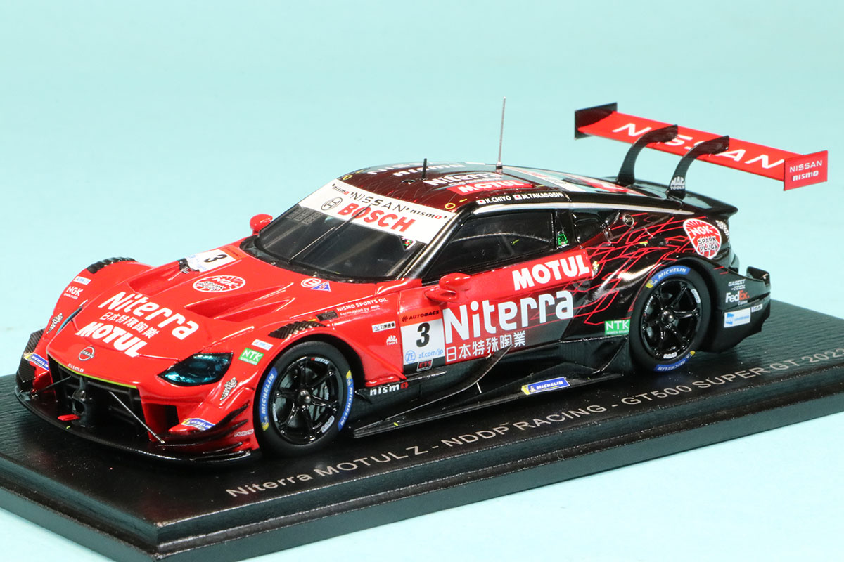 スパーク 1/43 ニテラ モチュール ニッサン Z スーパーGT 2023 GT500 No.3 千代勝正/高星明誠　SGT052