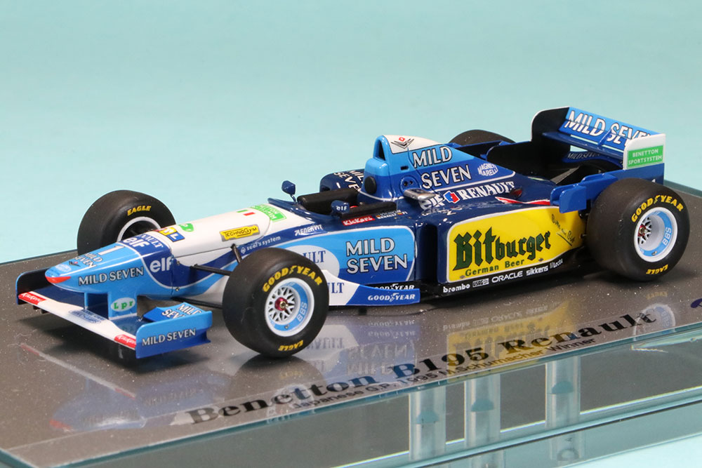 ロムファクトリー 1/43 ベネトン B195 ルノー 日本GP 1995 M.シューマッハ ウィナー  RFTMK206_TI