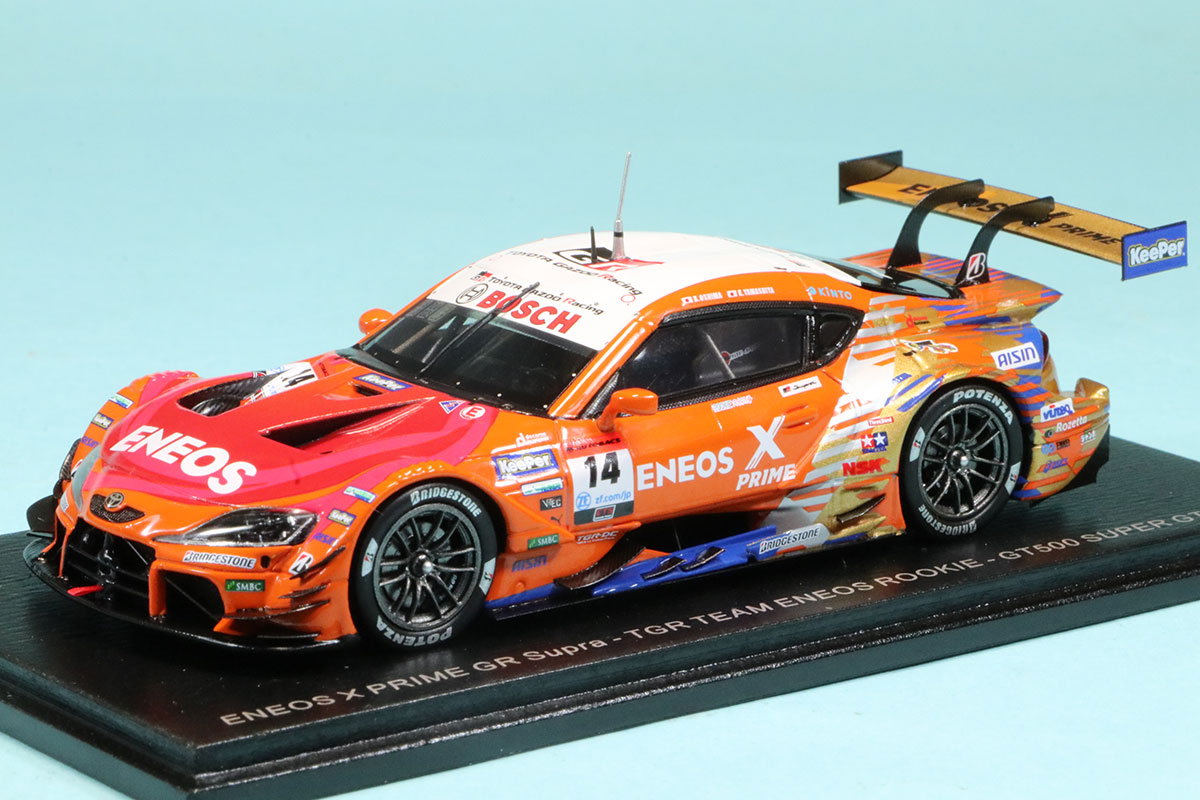ENEOS X PRIME Supra SUPER GT 2023 エネオス Spark 1:43 ENEOS X PRIME Toyota GR Supra No.14 TGR TEAM