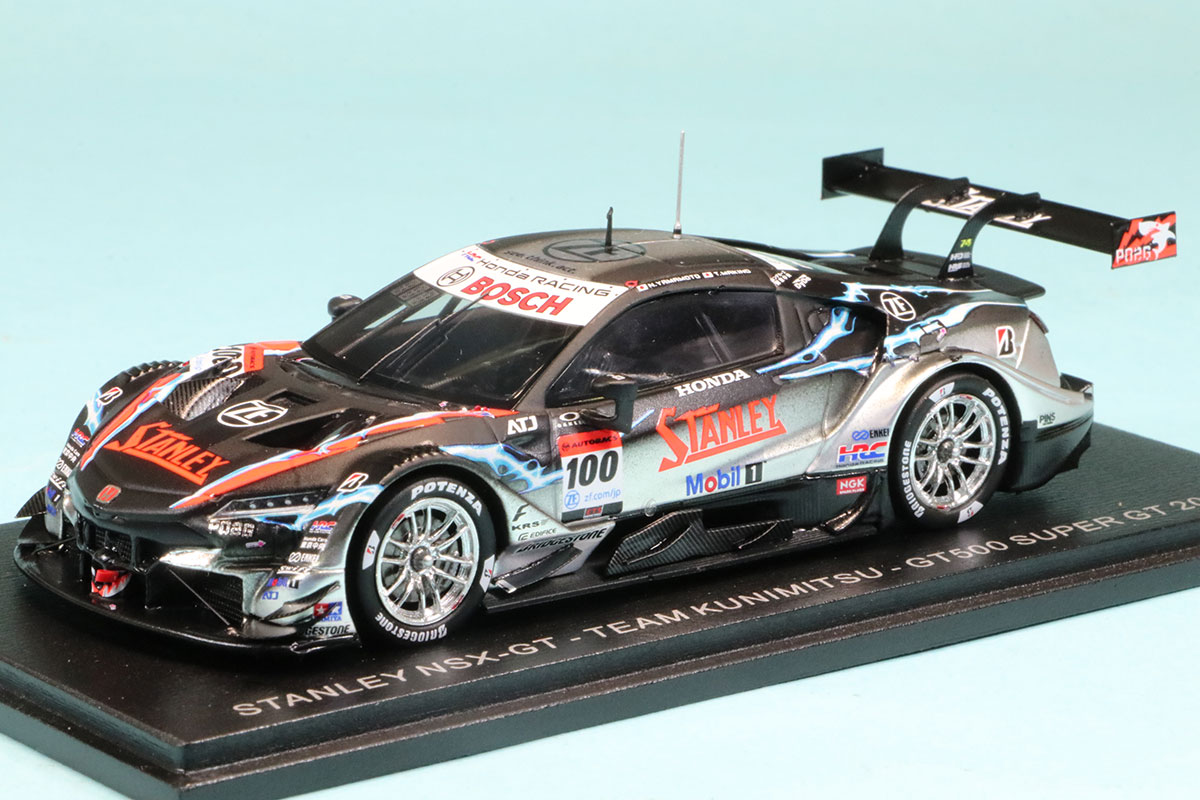 スパーク 1/43 スタンレイ ホンダ NSX-GT スーパーGT 2023 GT500 No.100 山本尚貴/牧野任祐　SGT065