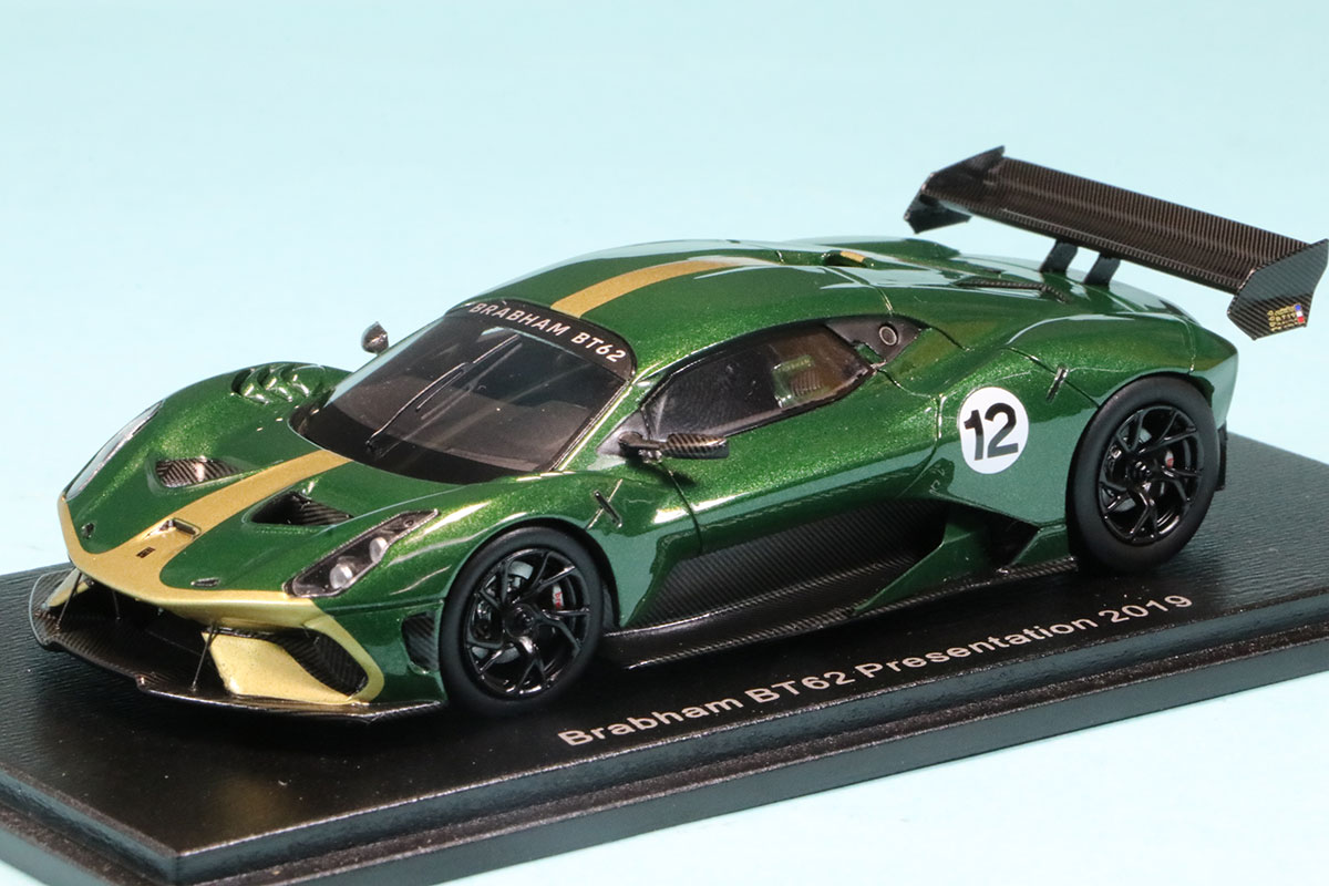 スパーク 1/43 ブラバム BT62 プレゼン 2019 グリーン　S8109