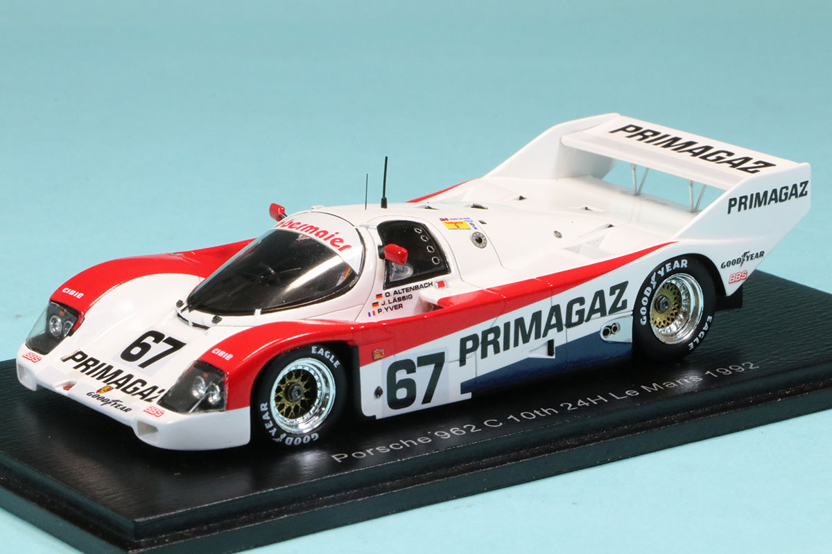スパーク 1/43 ポルシェ 962 プリマカス ルマン 1992 No.67　S9892