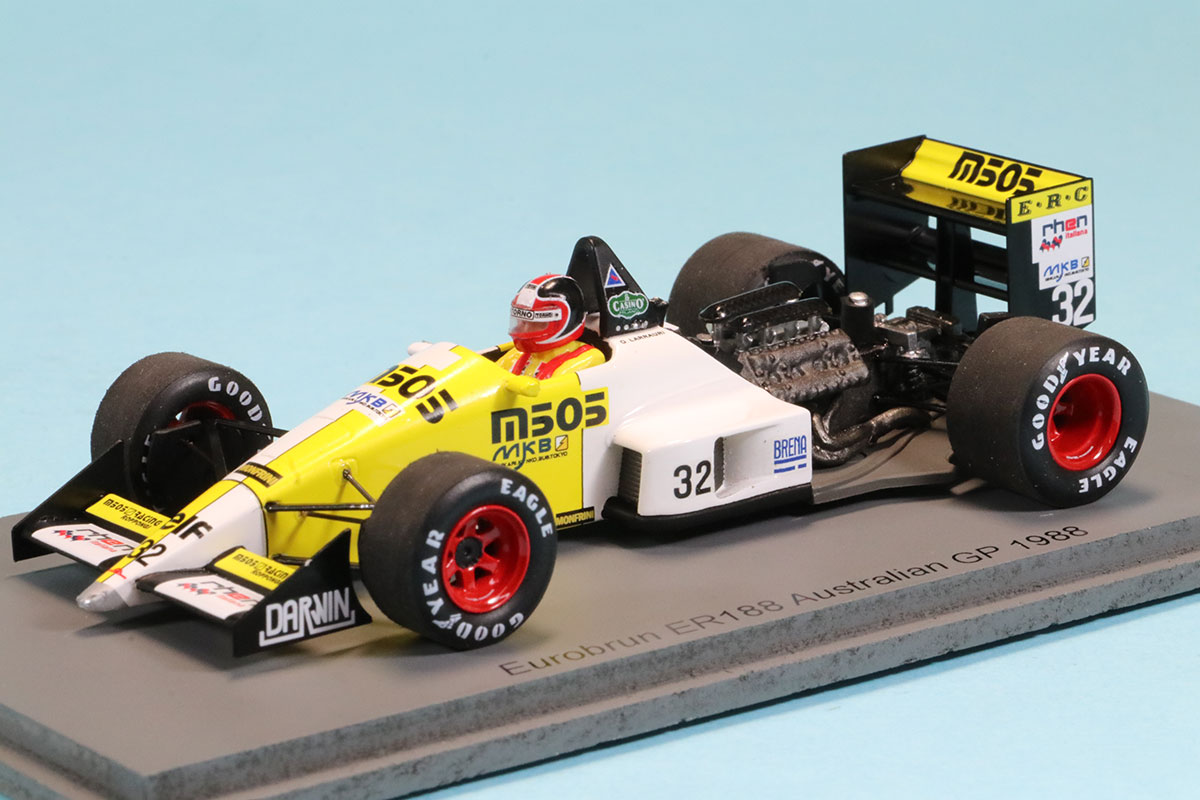 スパーク 1/43 ユーロブルン ER188B 1989 F1 モナコGP