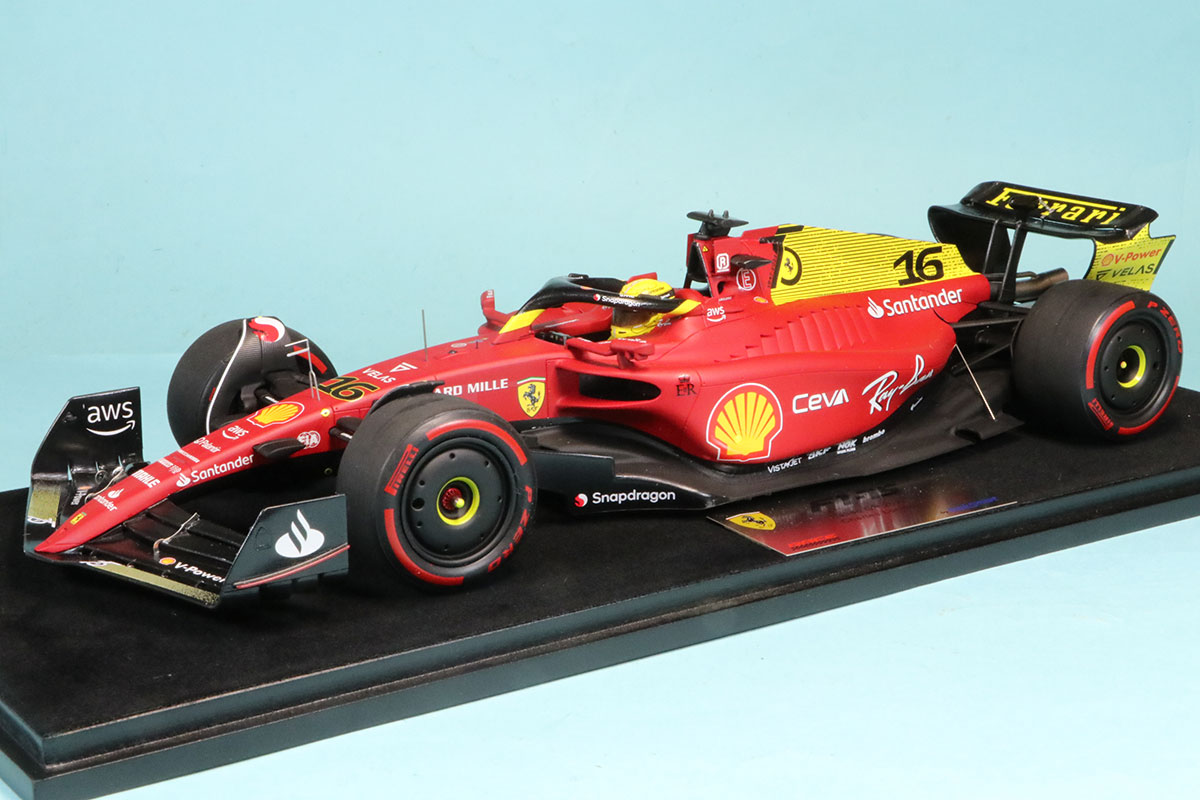 ルックスマート 1/18 フェラーリ F1-75 イタリア GP  2022 C.ルクレール 2nd. モンツァ100周年カラー　LS18F1045