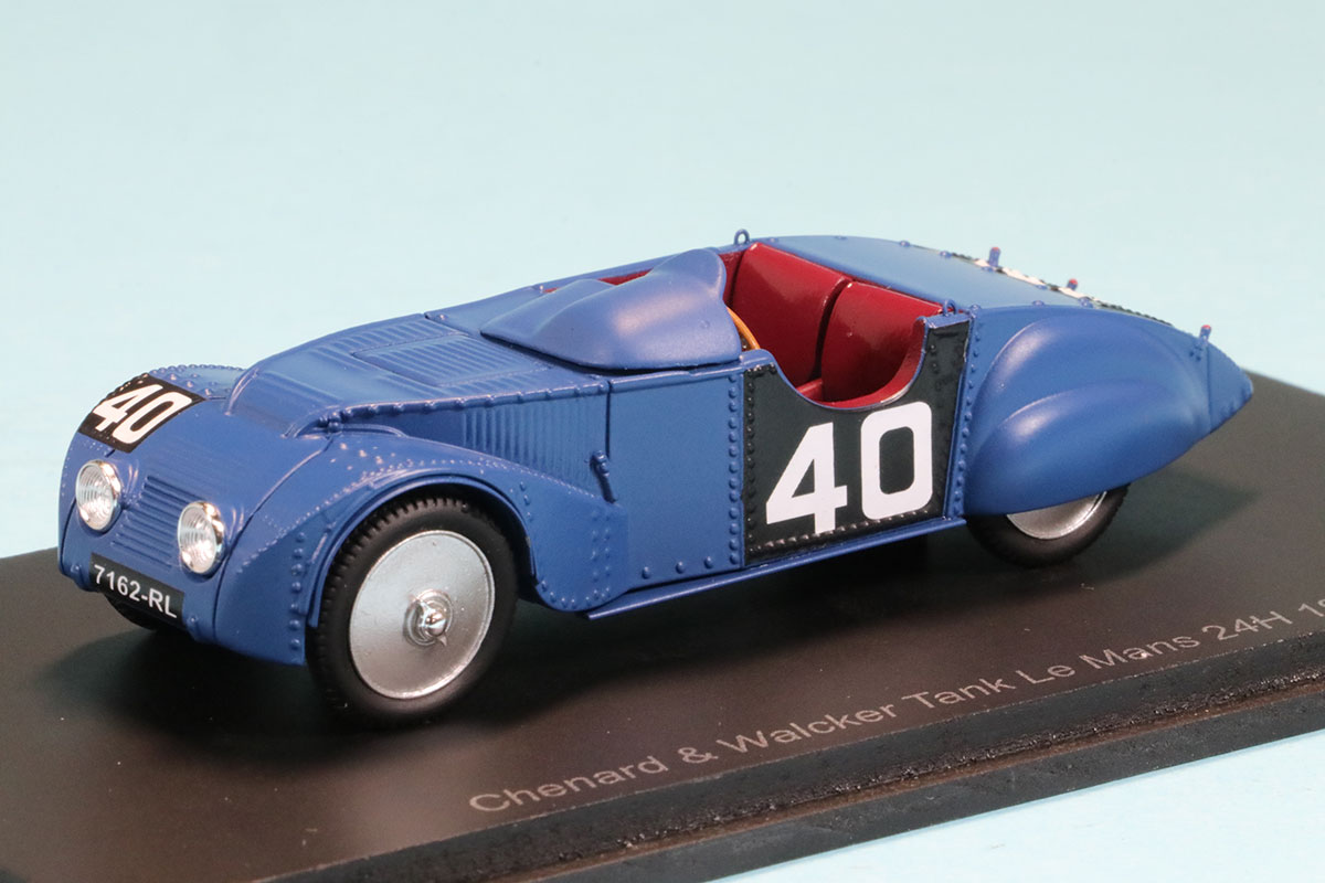 スパーク 1/43 シュナール ワルケル タンク ルマン 1937 NO.40　S8105
