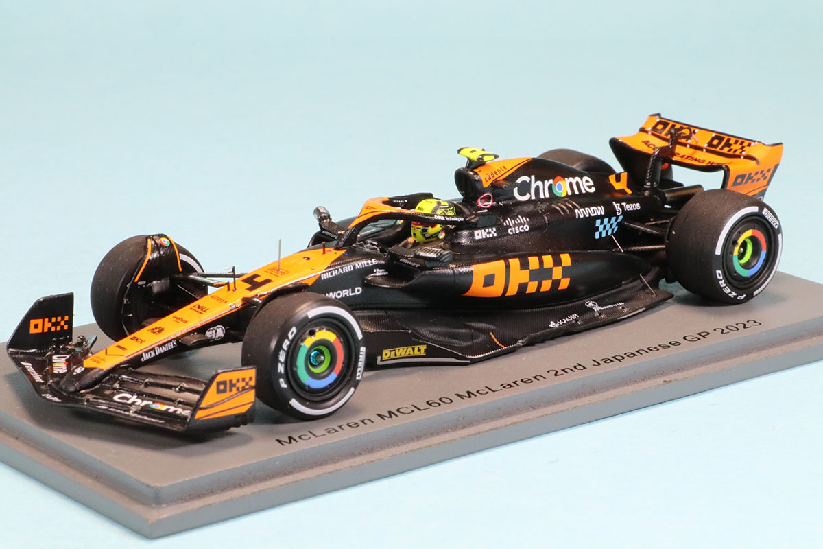 スパーク 1/43 マクラーレン MCL60 日本 GP 2023 L.ノリス 2nd