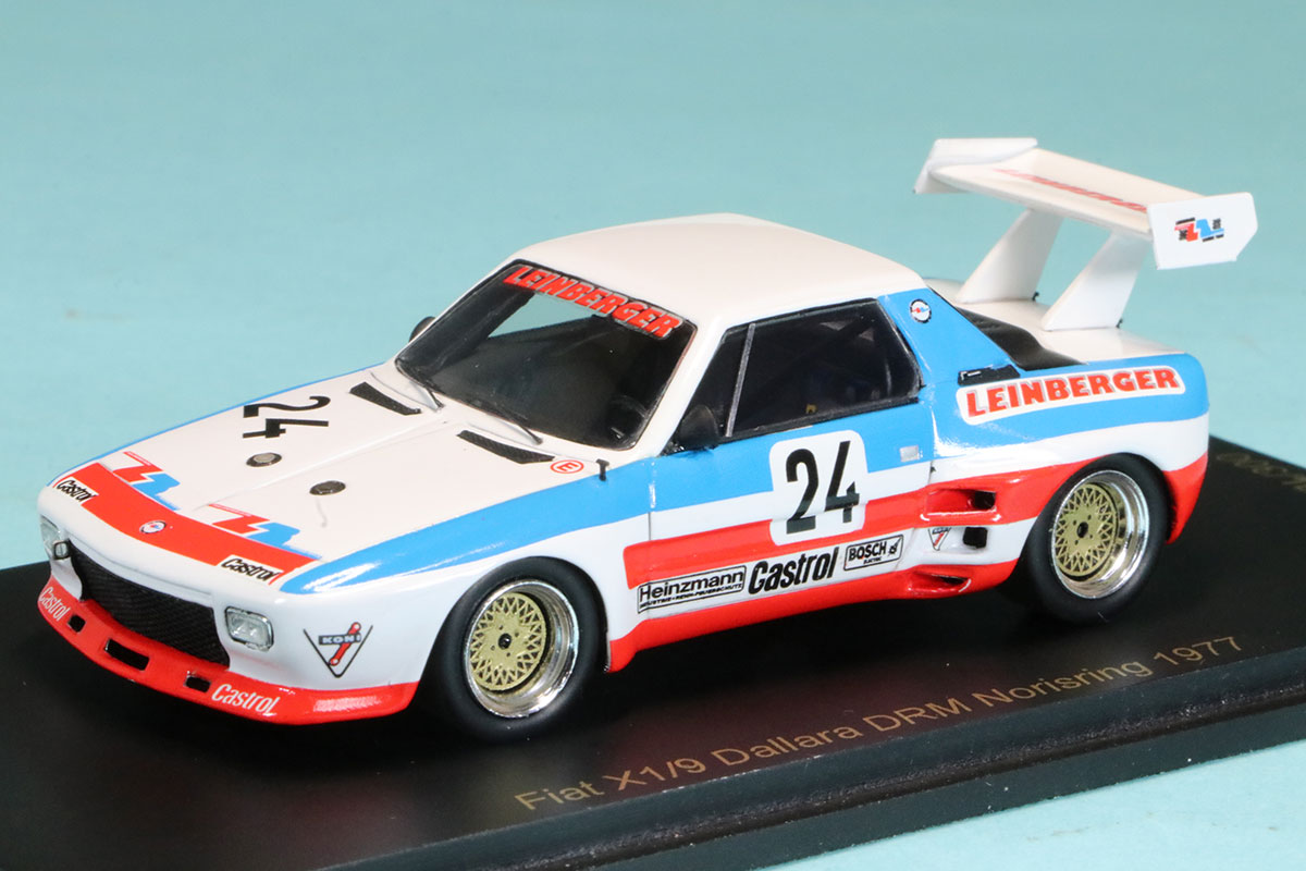 レースランド特注スパーク 1/43 フィアット X1/9 ダラーラ Gr.5 DRM ノリスリング 1977 No.24　RS1746