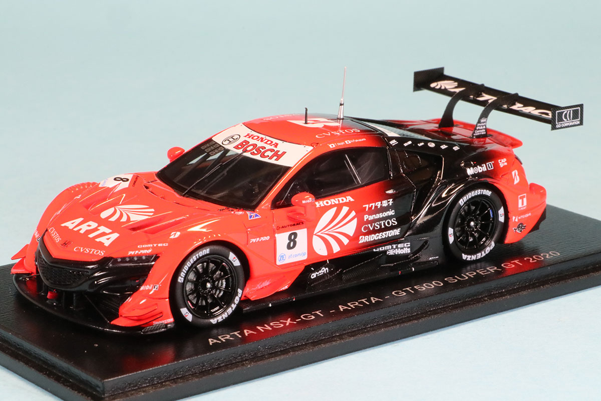 1/64 Honda NSX GT3 EVO22 SUPER GTシリーズ 2022 #55 ARTA(左