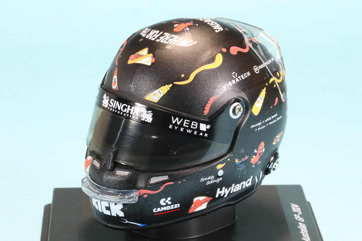 スパーク 1/5ヘルメット V.ボッタス オーストラリアGP 2024 5HF156