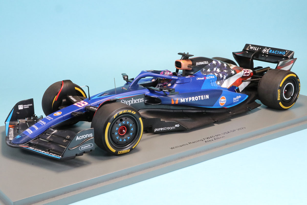 スパーク 1/18 ウィリアムズ FW45 イギリス GP 2023 A.アルボン