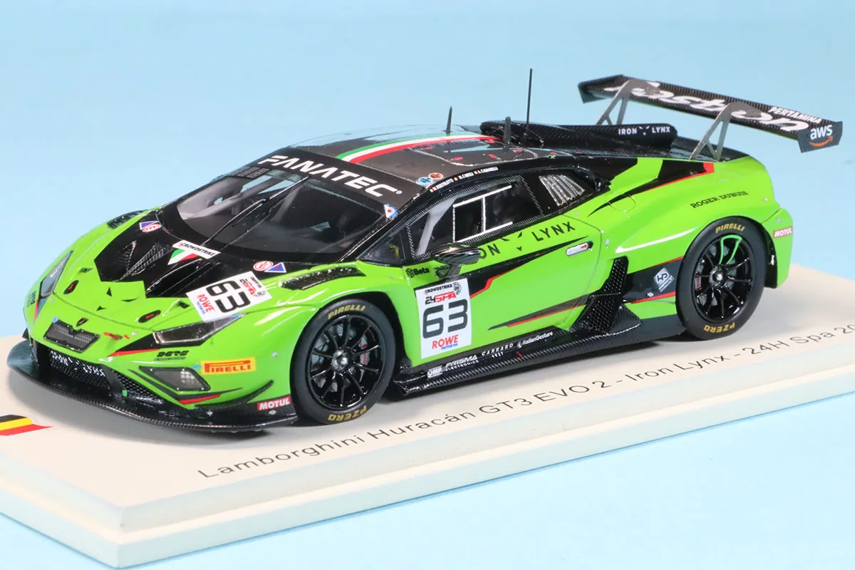 スパーク 1/43 ランボルギーニ ウラカン GT3 EVO 2 No.63 Iron