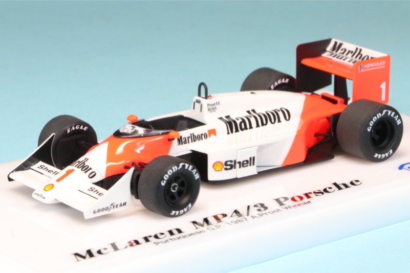 ロムファクトリー 1/43 マクラーレン MP4/3 ポルトガルGP 1987 A.プロスト ウィナー　RFTMK289_KC