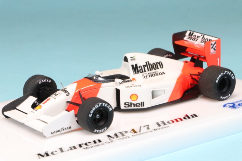 ロムファクトリー 1/43 マクラーレン MP4/7 モナコ GP A.セナ
