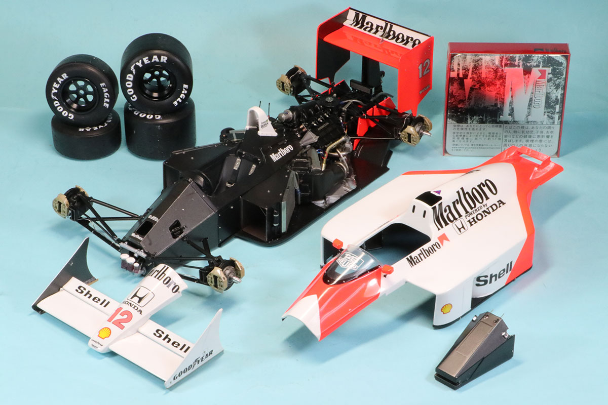 個人製作完成品 委託販売品 1/12 マクラーレン MP4/4 日本 GP 1988 A.セナ　RFK429_TO